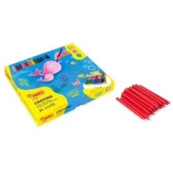 Plastic pastelli esagonali - 300 pz 12 colori in contenitore