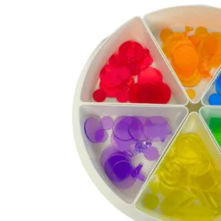 Playtray borgione - vassoione 6 spicchi con coperchio