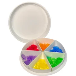 Playtray borgione - vassoione 6 spicchi con coperchio