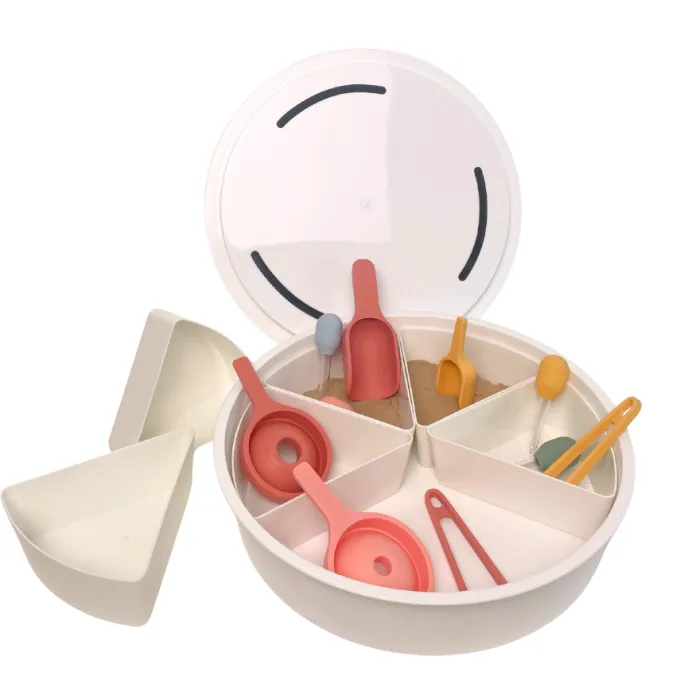 Playtray borgione - vassoione 6 spicchi con coperchio