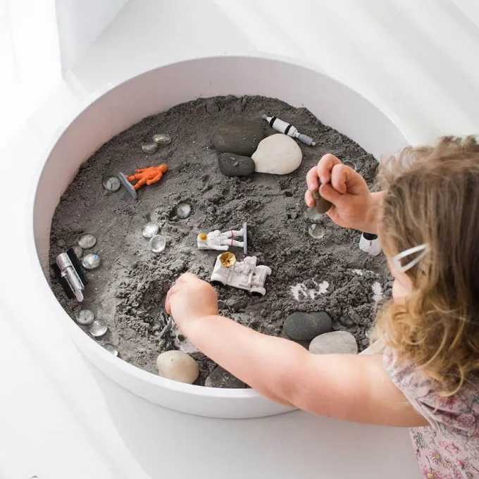 Playtray- vassoione 6 spicchi con coperchio