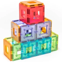 Polydron traslucente magnetico - 48 pezzi
