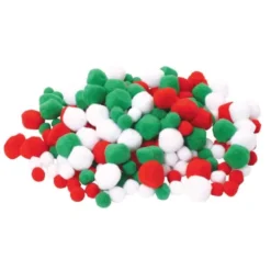 Pompon natale - 60 pezzi