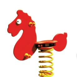Pony a molla con base da interrare