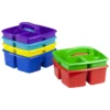 Portatutto con maniglia a 3 scomparti 4 pezzi in 4 colori