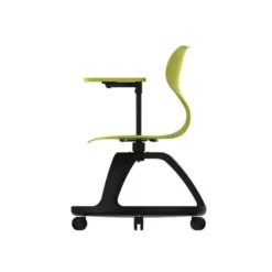 Postazione studente completa verde lime