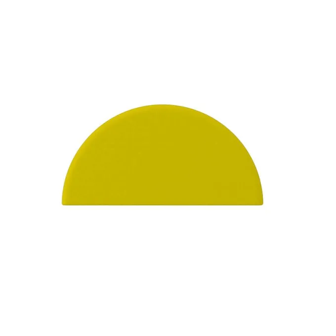 Pouf semicerchio giallo infanzia
