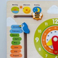 Primo orologio calendario in inglese