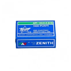Punti metallici 6 6 per cucitrici zenith - 1.000 punti
