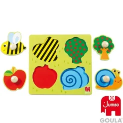 Puzzle a incastro in legno - la campagna