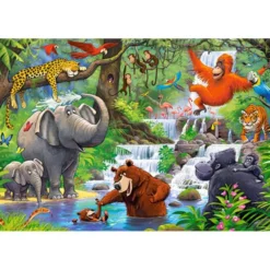 Puzzle animali della giungla