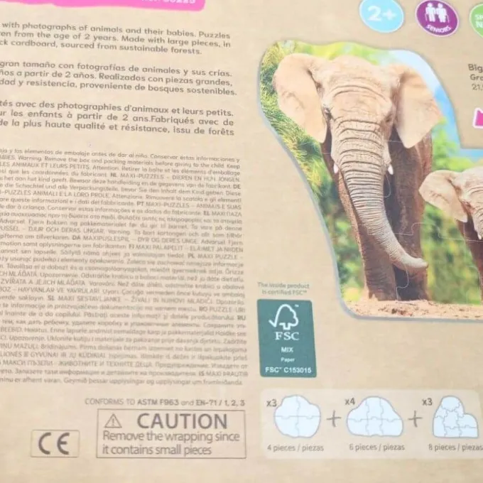 Puzzle animali e i loro cuccioli