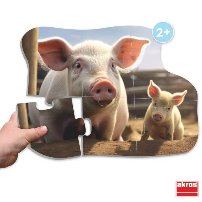 Puzzle animali e i loro cuccioli