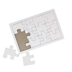 Puzzle bianchi con cornice