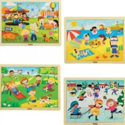 Puzzle delle stagioni set completo