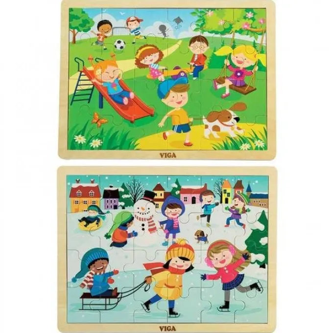 Puzzle delle stagioni set completo