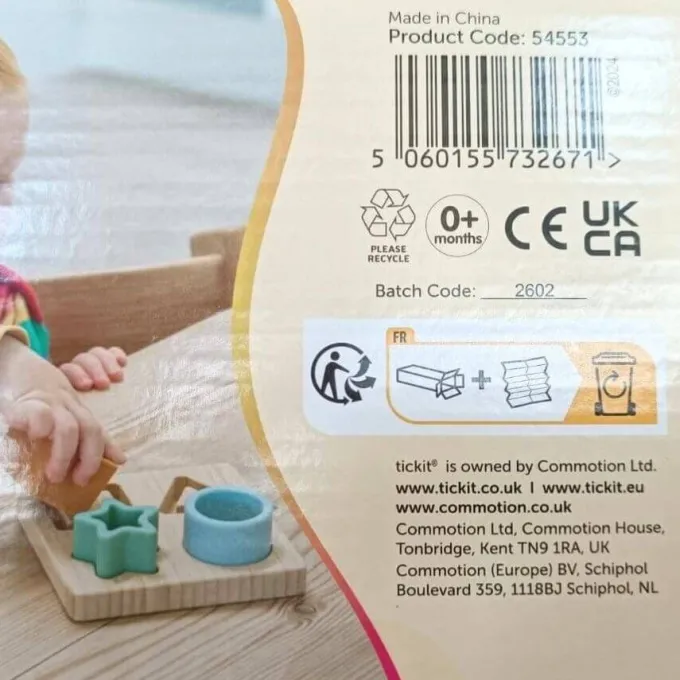 Puzzle incastri in legno e silicone
