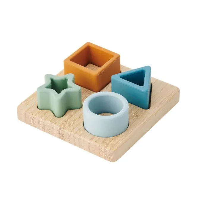 Puzzle incastri in legno e silicone