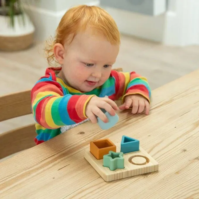 Puzzle incastri in legno e silicone