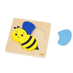 Puzzle in legno ad incastro apetta