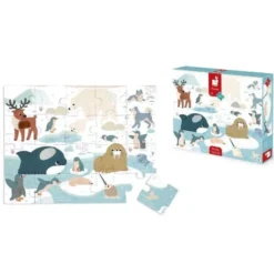 Puzzle tattile animali polari