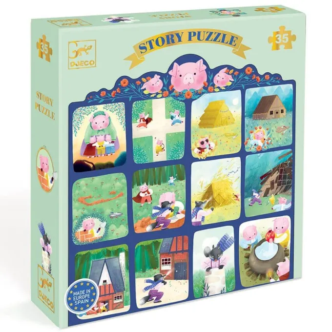Puzzle ti racconto i 3 porcellini