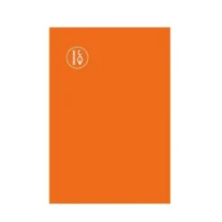 Quad. a4 quadr. mm 5x5 marg.arancio