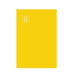 Quad. a4 quadr. mm 6x6 marg.giallo