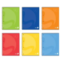 Quaderni a4 spiralati rigo 1r - 5 pezzi