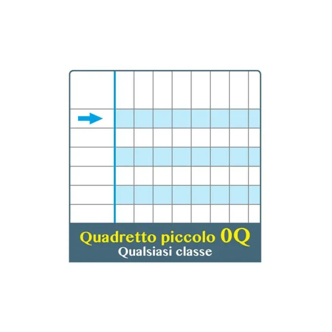 Quaderni maxi a4 per disgrafia 100 gr - quadr.5 mm - 6 pezzi