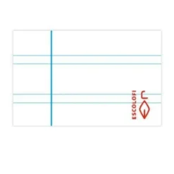 Quaderno a4 rigo mm 2.5 marg.blu