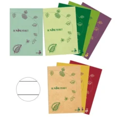 Quaderno maxi a4 rigo 1r linea green 20 pezzi