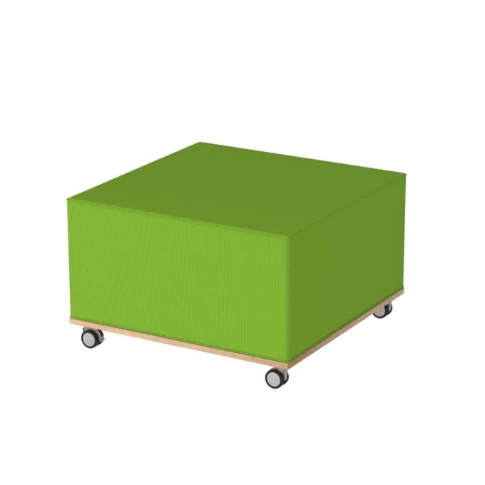 Quadrotto verde chiaro con ruote 50h