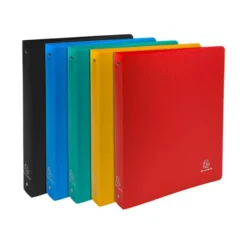 Raccoglitore in plastica 4 anelli - 5 colori