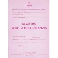 Registro per la scuola dell'infanzia 80 pagine