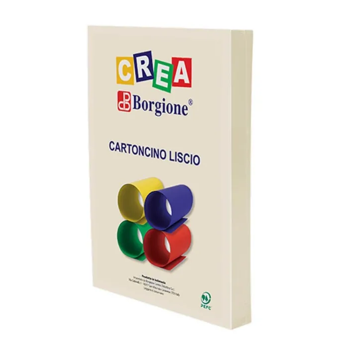 Risma scuola borgione - 200 ff avorio 120g a4