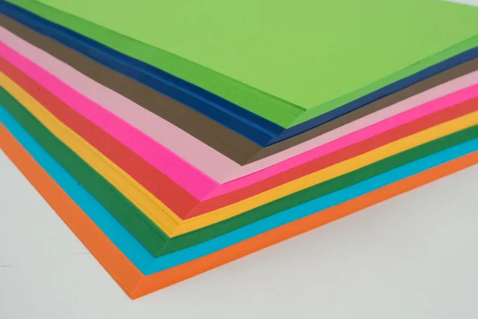 Risma scuola borgione - 100 ff 5 colori 200g a4