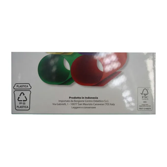 Risma scuola colori pastello borgione - 200ff 4 col 120g a3