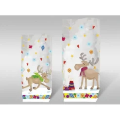 Sacchetti in cellophane renna - grandi