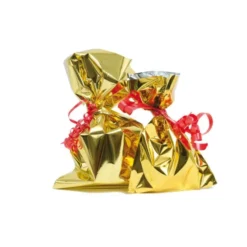 Sacchetti metallizzati oro - 50 pezzi cm 35x50 h