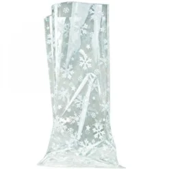 Sacchetti trasparenti decorati - natale cm 30x50 h