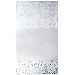 Sacchetti trasparenti decorati - pizzo cm 30x50 h