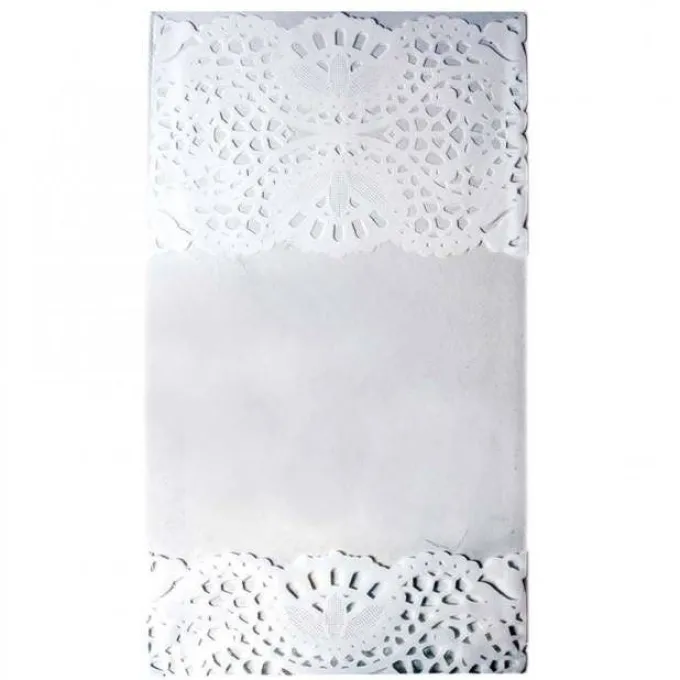 Sacchetti trasparenti decorati - pizzo cm 30x50 h