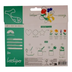 Sagome di carta con semi in 3 forme - 100 pz