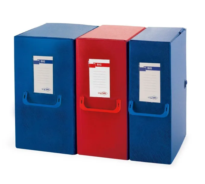 Scatola archivio big dorso cm 20 blu