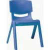 Sedia ergonomica blu cm 40h