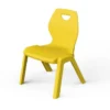 Sedia ergonomica cam gialla seduta cm 26