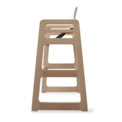 Seggiolone alto in legno