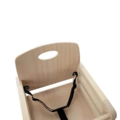 Seggiolone alto in legno