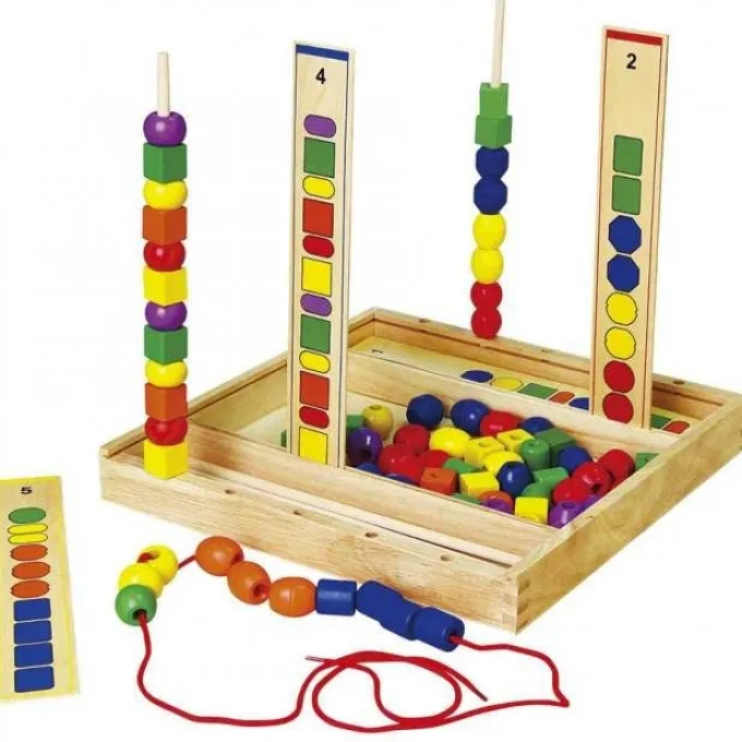 Sequenze di perle con schede